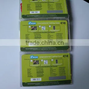 Pvc / Papaer Recharge Scratch off Phone Cards thumbnail-1
