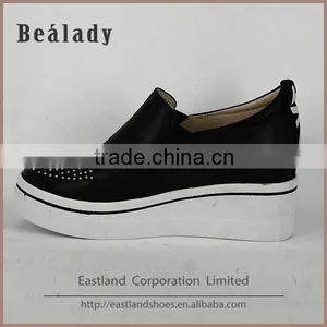 Made in China Buckle Strap Rubber Sole Sneakers Casual Women Athletic Shoe thumbnail-3