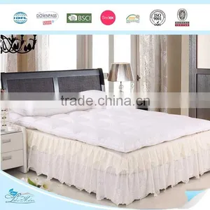 Luxury Cotton Fabric 70% White Duck Feather Mattress Topper From Chinese Supplier thumbnail-1