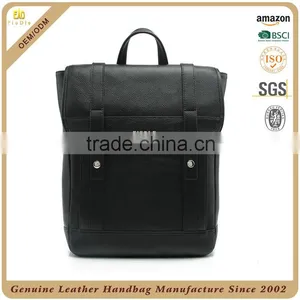 Guangzhou Factory OEM Cowhide Oily Leather Mens Travel Bag Duffel Bag Custom Waterproof Leather Backpack for Men thumbnail-5