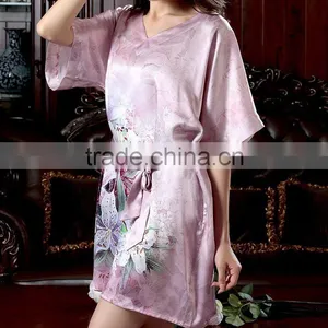 Hot Sexy Silk Sleepwear thumbnail-1
