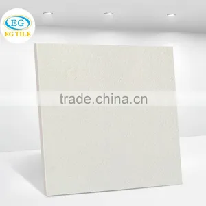Italy Bianco White Rough Double Charge Stone Vitrified Gres Porcellanato Tile thumbnail-2