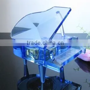 Romantic Purple Piano Crystal Music Box,Piano Gifts thumbnail-2