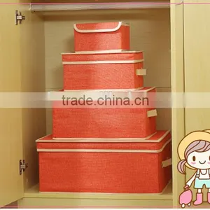 WBN-1: MuJia Wholesale Cotton and Linen Storage Box, Toys, Underwear, Clothes Storage,travelling Box,containers Cosmetics thumbnail-4