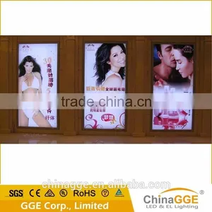 Wall Mounted Acrylic Slim Advertising Illuminated Display LED Light Box thumbnail-6