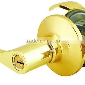 American Style Keyed Zinc Alloy Door Lever Handles Locks Door Handle thumbnail-3