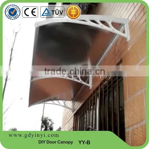 Plastic Frame Polycarbonate Rain Tent Awning for Windows thumbnail-1