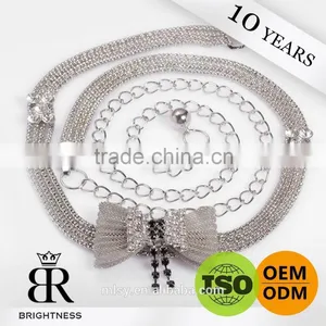 Wholesale Fashion Women Chain Belts Brightness F1-80099 thumbnail-1