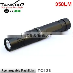 Waterproof 300 Lumens Zoomable CRE XP-G R5 LED Flashlight Torch 2*16340O or 1*18650 Battery With Charger thumbnail-1