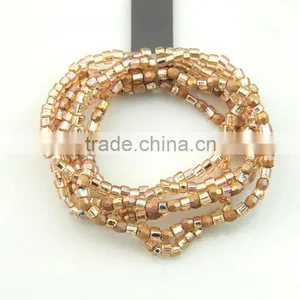 New Fashion Multilayer Colorful Seed Bead Wrap Bracelet thumbnail-5