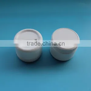 White Plastic HDPE Cosmetic Jar, 50 ml Small Wide Mouth PE Jar thumbnail-3