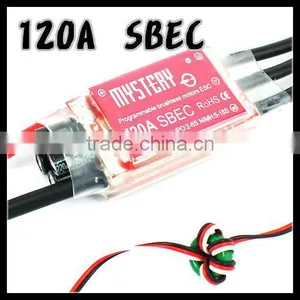 Topspeed 120A UBEC Brushless ESC Programablec Speed Control ESC thumbnail-1