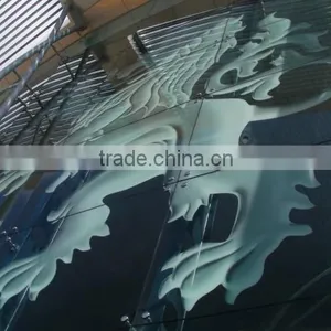 Safety Tempered Clear Float Glass Printing Architectural Glass thumbnail-3