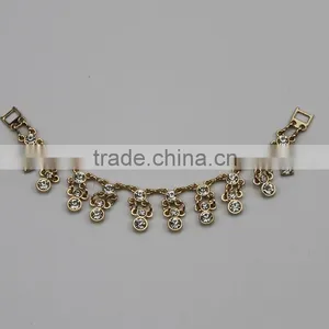 New Hot Sale Candy Color Alloy Garment Accessory Glass Chain thumbnail-3