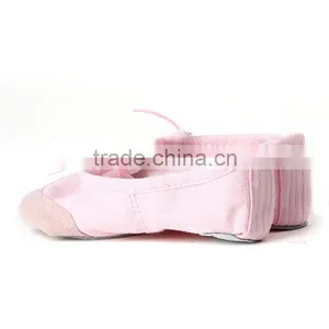 Baby Professional Ballet Shoes Soft Sole Leather Baby Girls Ballet Shoes thumbnail-5