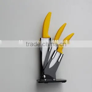 Hot Selling Best Quality Easy Soft Touch Handle Ceramic Knives Set All Sizes General Use thumbnail-1