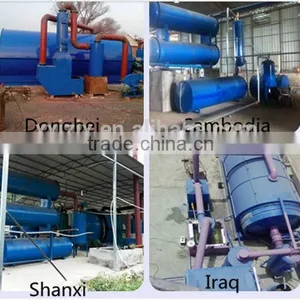 Factory Directly Sale 10%off Waste Tire Waste Plastic Pyrolysis Machinery thumbnail-1