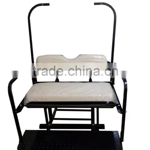 Club Car Ds Frame Only Rear Flip Seat Without Cushion for Golf Cart thumbnail-1