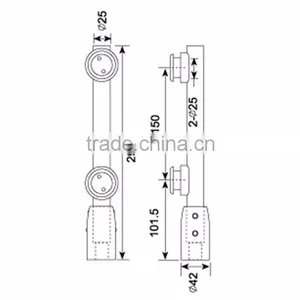 Lightweight Shelf Clips For Glass Shelves Hardware Fitting thumbnail-3