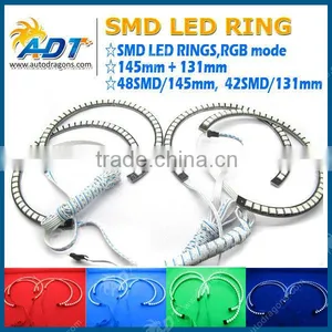 LED Multi-Color Remote SMD RGB Angel Eye Halo Ring Lamps for BMW E36 E38 E39 E46 3 5 7 Serise Xenon Lamps Without Projector thumbnail-1