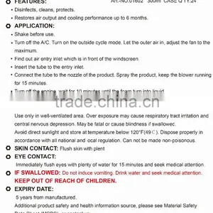 WILITA Air Conditioner Cleaner Spray Car Air Conditioning thumbnail-3