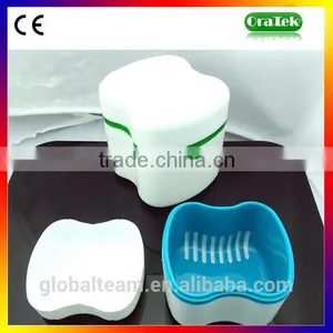 Plastic Dental Retainer Case Denture Holder Box Food Grade PP Europe Style CE Approved GT0079D thumbnail-1