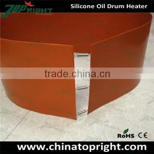 Flexible Spring Fixed Silicone Rubber Oil Tank Blanket Heater With Veclro and p thumbnail-3
