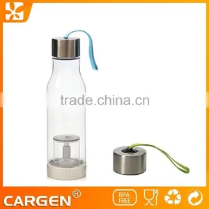 OEM Clear Plastic Sport Tea Filter Water Bottle thumbnail-4