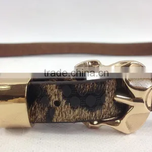 Cheap Price Leopard-print Faux Fur Fashion Fancy Belt thumbnail-3