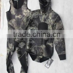 Myle Factory 5mm Warm Keeping Two Piece Spearfishing Wetsuit Long John+jacket thumbnail-4