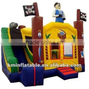 Pirate Inflatable Bouncer Slide thumbnail-1
