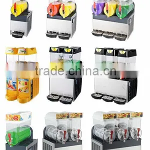 Stainless Steel Commercial Slush Machine(CE Approved) XRJ-12L*2 thumbnail-5