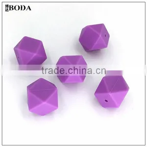Loose Silicone Beads Hexagon Bead Silicone Beads thumbnail-1
