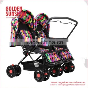 Mother See Baby Twins Stroller/Double Stroller /Twins Carriage /Double Pushchair thumbnail-3