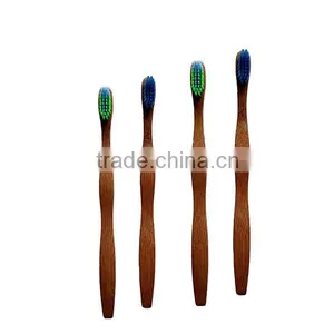 Disposable Travel Wooden Bamboo Toothbrush for Hotel thumbnail-2
