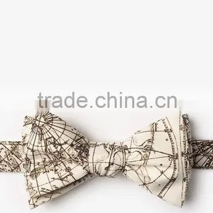 2016 Novelty Cheap Polyester Double Sided Self Tie Bow Ties for Boys thumbnail-3
