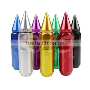 BLOXI Style Aluminum Extended Tuner Racing Wheel Lug Nuts With 20 PCS Spikes thumbnail-4