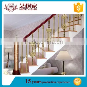 House Metal Stair Railings / Decorative Wrought Iron Handrails Design Suppliers thumbnail-6