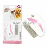 Flabellate Plastic Handle Steel Pins Lice Comb thumbnail-1