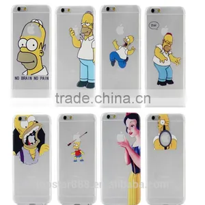 2015 Hottest Cell Phone Case! 0.3mm Plastic Transparent TPU Cell Phone Case for IPhone 6/6s Plus! thumbnail-6
