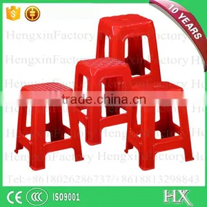 High Square Plastic Stool China thumbnail-2