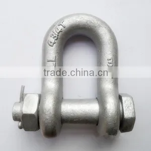 US Type d Shackle With Security Pin G2150;security Pin G2150 Shackle;d Shackle, Bow Shackle, Anchor Shackle thumbnail-1