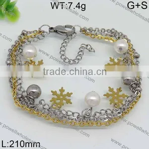 Newly Hot Two Tones Metal Tags for Bracelet Lady Style thumbnail-1