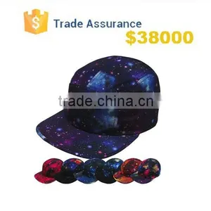 2015 Fashion Blank 5 Panel Hat With Leather Strap Wholesale,galaxy 5 Panel Hat thumbnail-1