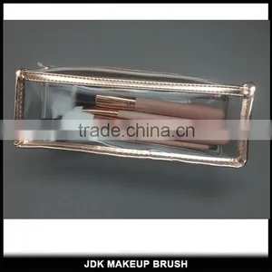 Hottest Selling 9pcs Cosmetic Miss Rose Gold Brush Set With Rose Gold Cosmetic Holder thumbnail-6
