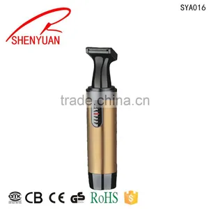 Professional2 in 1manual ABS+Aluminum Battery Operated Nose Trimmer Rotary Blades thumbnail-2