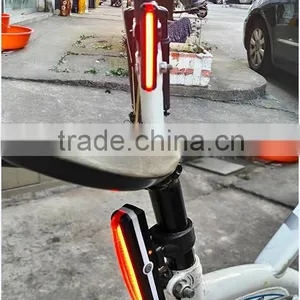 USB Rechargeable Led Bike Bicycle Laser Beam Rear Tail Light Strobe Light Lamp On Bike thumbnail-4