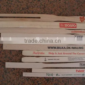 Print Oem Logo Wooden Paint Paddle, Paint Mixing Paddles, Paint Mixing Stick thumbnail-4
