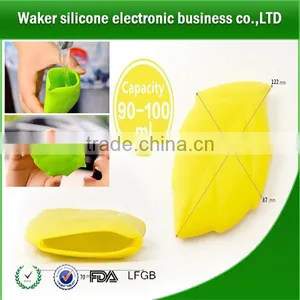 FDA/LFGB Collapsible Silicone Cheap Travel Mug / Travel Cup thumbnail-1