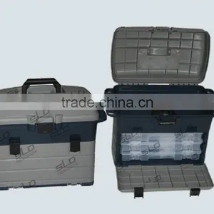 Multilayer Big Fishing Storage Plastic Box With 3pcs Tackle Accessories Box thumbnail-2